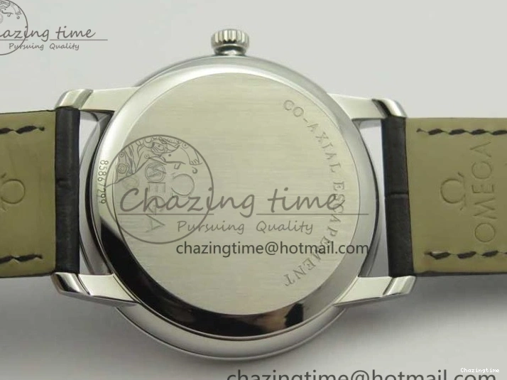 0325 De Ville Prestige Small Second TWF 1:1 Best Edition Black Dial on Black Leather Strap MIYOTA Resilient 8037